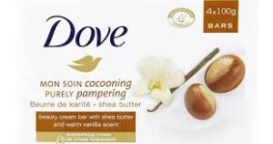 DOVE SOAP SHEA  BUTTER BY 4