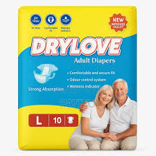 DRYLOVE ADULT DIAPERS LARGE