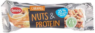 EMCO NUTS & PROTEIN BAR CARAMEL 40G