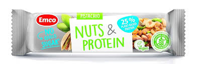 EMCO NUTS & PROTEIN BAR PISTACHIO 35G
