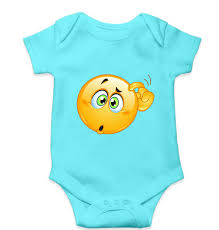 EMOJI BABY GIRLS ROMPER