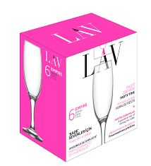 EMPIRE LAV 6PCS WINE GLASS EMP541