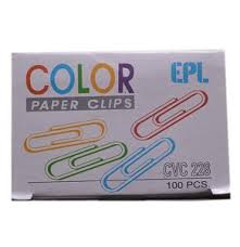 EPL COLOUR PAPER CLIPS