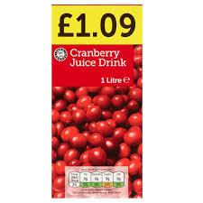 EURO SHOPPER CRANBERRY JUICE DRINK 1L