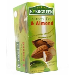EVERGREEN GREEN TEA N ALMOND