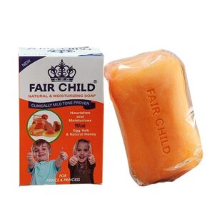 FAIR CHILD BODY MILK FOR PRINCE N PRINCESS WITH EGG YOLK N NATURAL HONEY SOAP 150ML