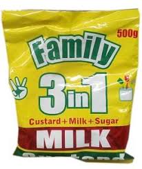 FAMILY 3IN1 MILK CUSTARD SACHET 500G