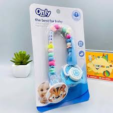 FINEST BABY SILICONE TEETHER WITH CHAIN