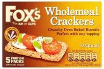 FOX  WHOLEMEALS CRACKERS