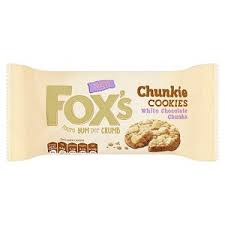 FOXS CHUNKIES COOKIES WHITE CHOCOLATE