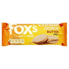 FOXS CRINKLE CRUNCH BUTTER BISCUIT 200G