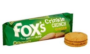 FOXS CRINKLE CRUNCH GINGER 200G