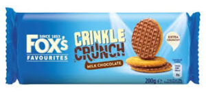 FOXS CRINKLE CRUNCH MILK CHOCOLATE 200G