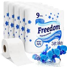 FREEDOM SOFT WHITE TISSUE X9ROLLS
