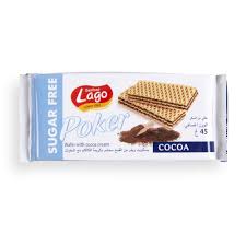 GASTONE LAGO POKER COCOA SUGAR FREE BISCUIT 45G