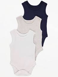 GEORGE 3 SLEEVELESS BODYSUITS