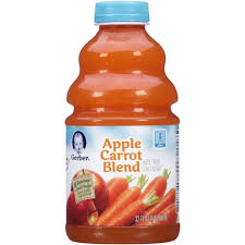 GERBER APPLE CARROT BLEND JUICE 946ML