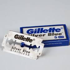 GILLETTE SILVER BLUE 5 BLADE