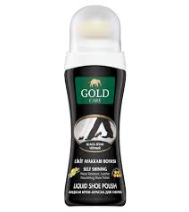 GOLD CARE LIQUID SHOE POLISH BLACK