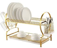 GOLD 22"  2 STEP DISH DRAINER G-1000