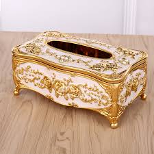 GOLD TISSUE BOX