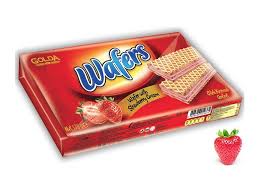 GOLDA WAFERS STRAWBERRY 175G