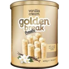 GOLDEN BREAK TREATS [VANILLA CREAM] 400G
