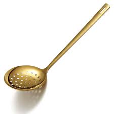 GOLDEN FRYING SPOON