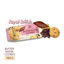 GPR ROYAL BRITISH BUTTER RAISIN COOKIES 160G