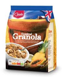 GRAIN TROPICAL GRANOLA  500G
