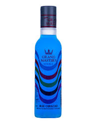 GRAND MASTERS BLUE CURACAO VODKA 750ML
