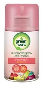 GREEN WORLD AUTO SPRAY BUBBLE GUM 250ML