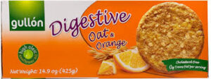 GULLON DIGESTIVE OATS N ORANGE 425G