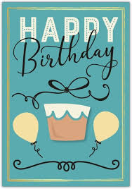 HAPPY BIRTHDAY CARD SILVERLINE