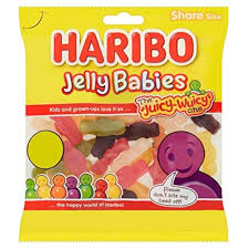 HARIBO JELLY BABIES  JUICYWUICY GUM