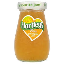 HARTLEY PINEAPPLE JAM 340G