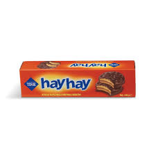 HAY HAY CACAO COATED CREAM SANDWICH BISCUI