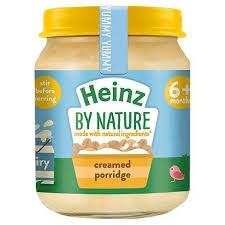 HEINZ BY NATURE CREAMED PORRIDGE 120G