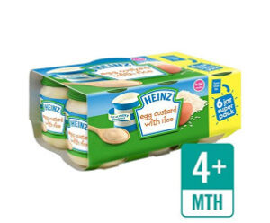 HEINZ EGG CUSTARD WITH RICE BY 6