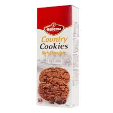 HELLEMA COUNTRY COKIES RICH CHOCO 150G