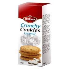 HELLEMS COUNTRY COOKIES COCONUT 175G