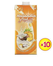 HOLLANDIA YOGHURT PINEAPPLE N COCONUT 1L