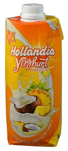 HOLLANDIA YOGHURT PINEAPPLE N COCONUT 500M