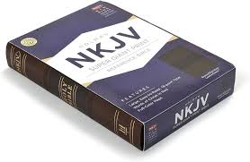 HOLMAN NKJV SUPER GIANT PRINT BROWN/CHOCOL