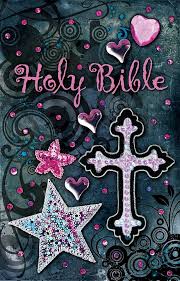 HOLY BIBLE SHINY SEQUIN BLACK