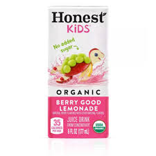 HONEST KIDS BERRY N LEMONADE DRINK 177ML
