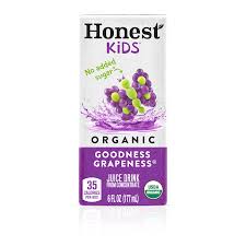 HONEST KIDS GRAPENESS DRINK 177ML