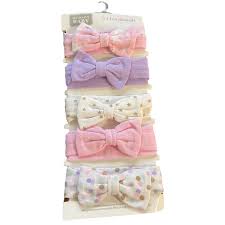 HUDSON BABY 5HEADBANDS