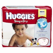 HUGGIES DIAPERS 3 (2X64)