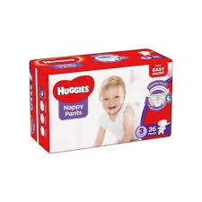 HUGGIES NAPPY PANTS BY 33